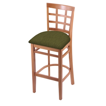 Holland Bar Stool Co 30" Bar Stool, Medium Finish, Graph Parrot Seat 313030Med015